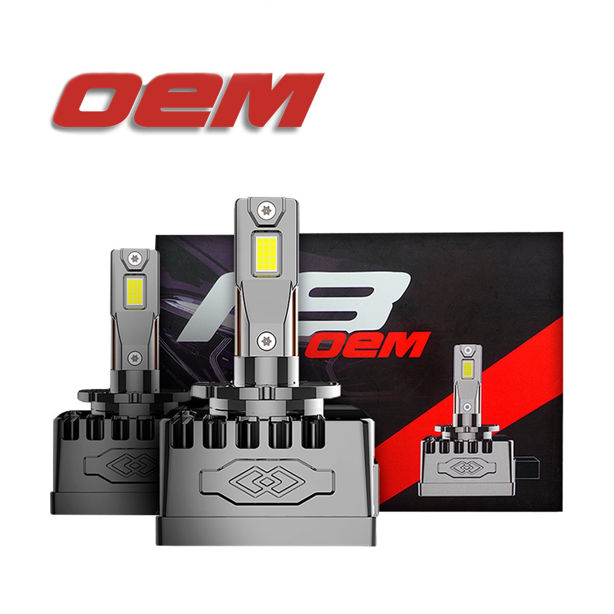 Kit Lâmpada Super LED OEM D2 CSP 8000Lm 6000K IP65 R8