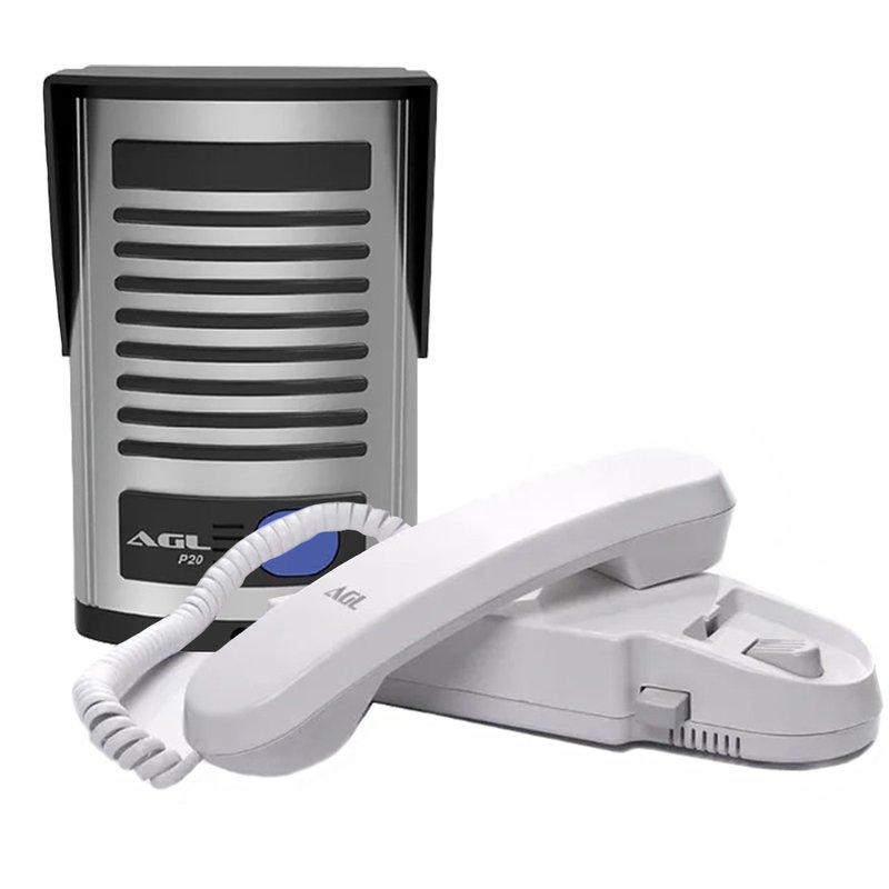 kit interfone porteiro eletronico alim interna abs p20 agl