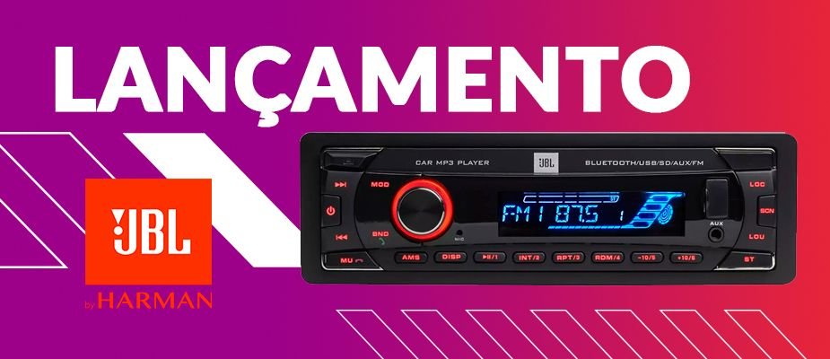 Lançamento JBL - Rádio Automotivo