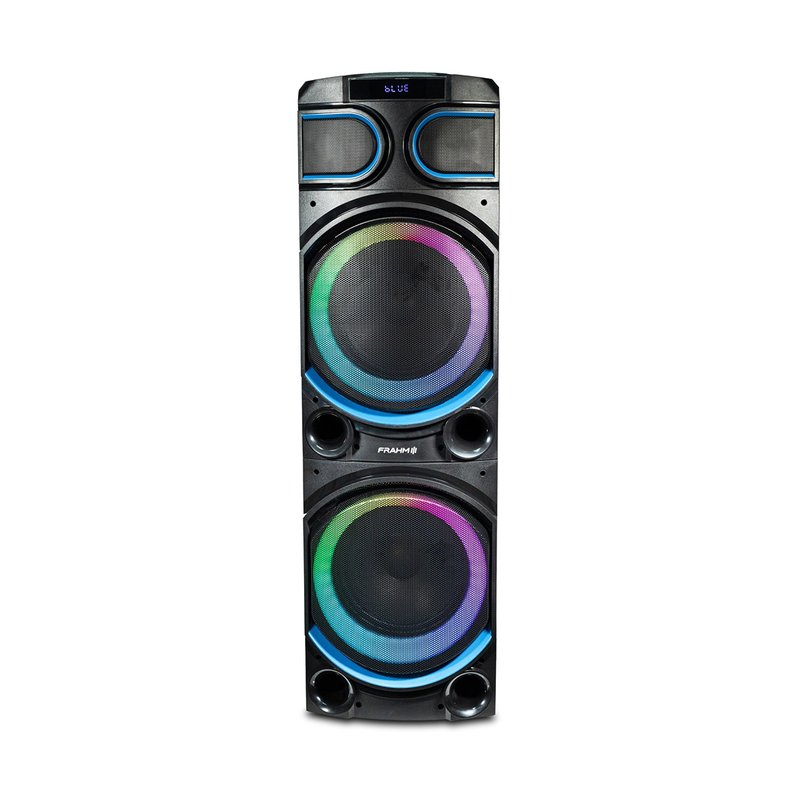 torre de som bluetooth tf 1500 wireless connect 1500w rms usb frahm 2