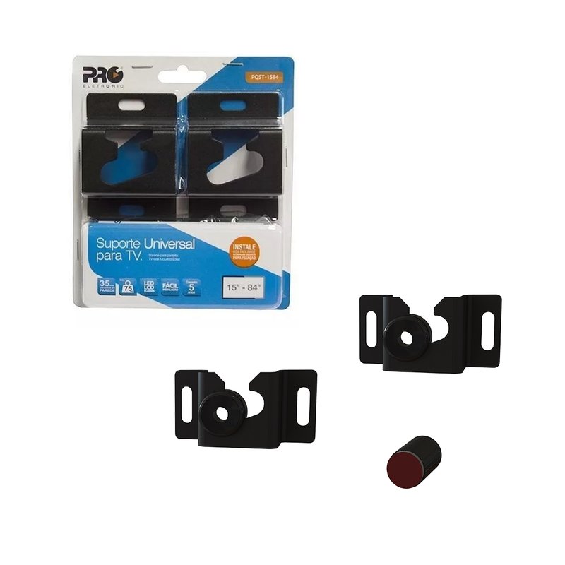 suporte universal para tv fixo pro eletronic pqst 1585