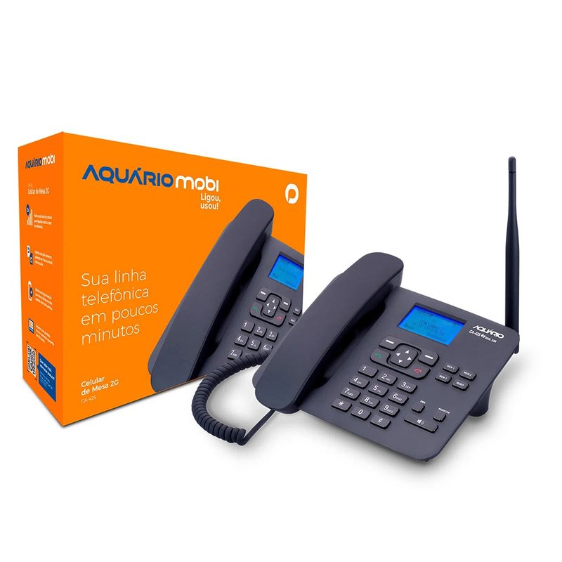 elular de mesa 2g dual chip fixo ou movel ca 42s aquario