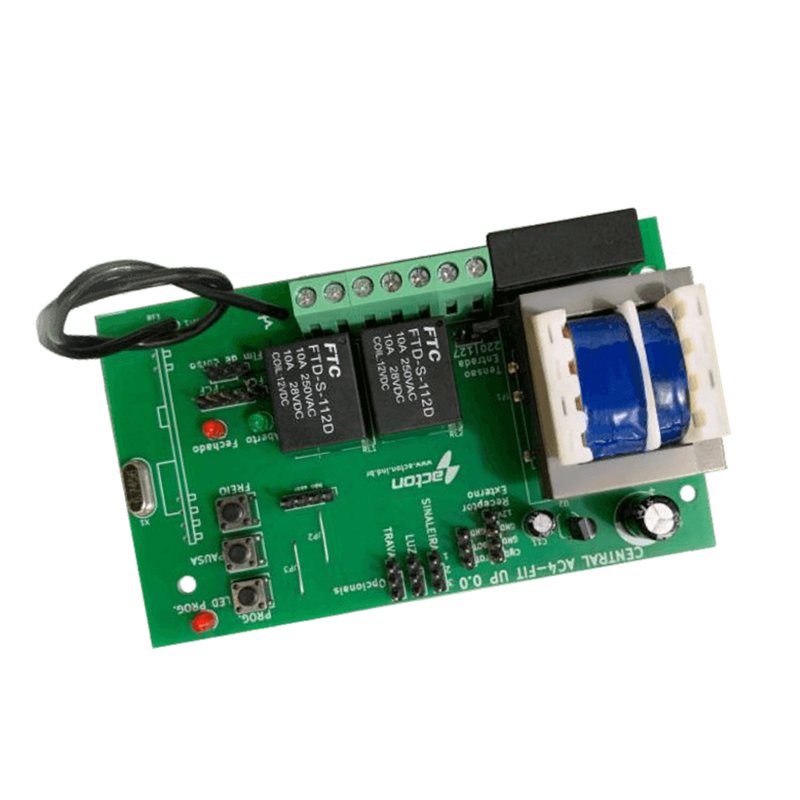 placa central automatizador portao eletronico ac 4 fit up pa acton