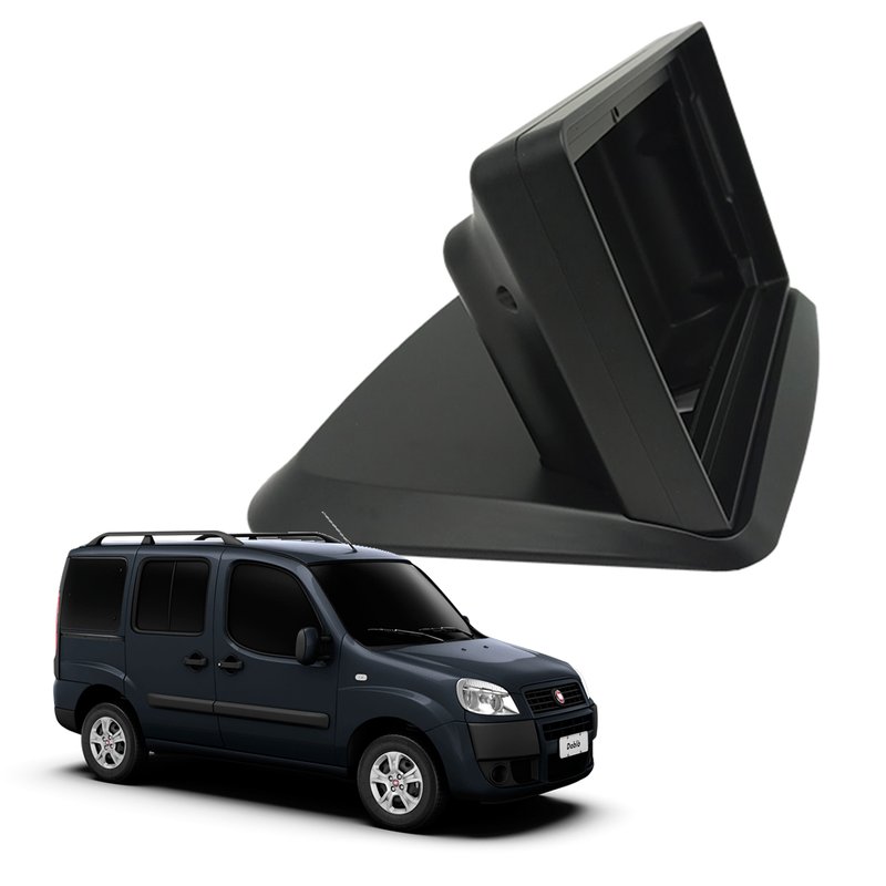 moldura 9 polegadas fiat doblo 2001 a 2021 fiamon 5965 preto