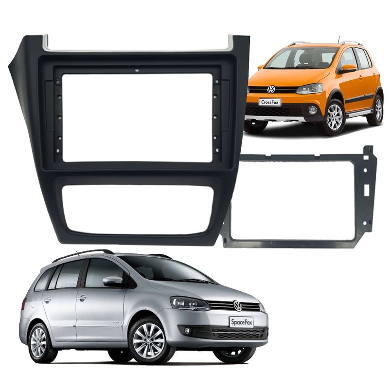 moldura 9 vw spacefox crossfox g3 fiamon 5862 preto