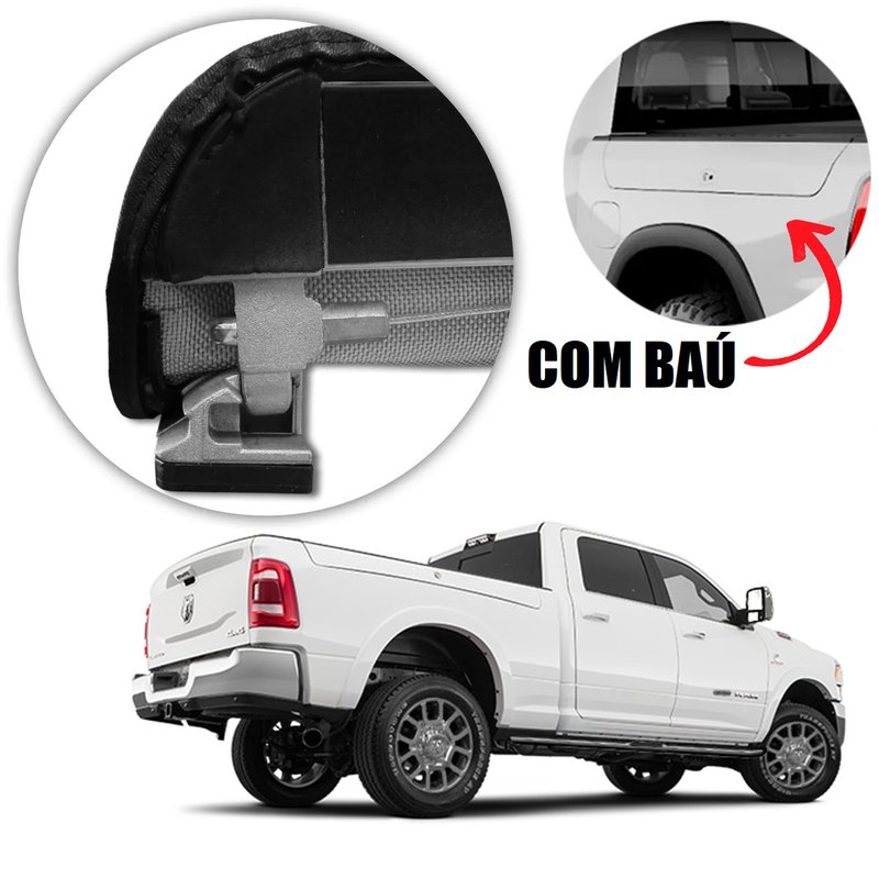 lona capota maritima dodge ram 2500 3500 2016 a 2023 lff195 flash cover