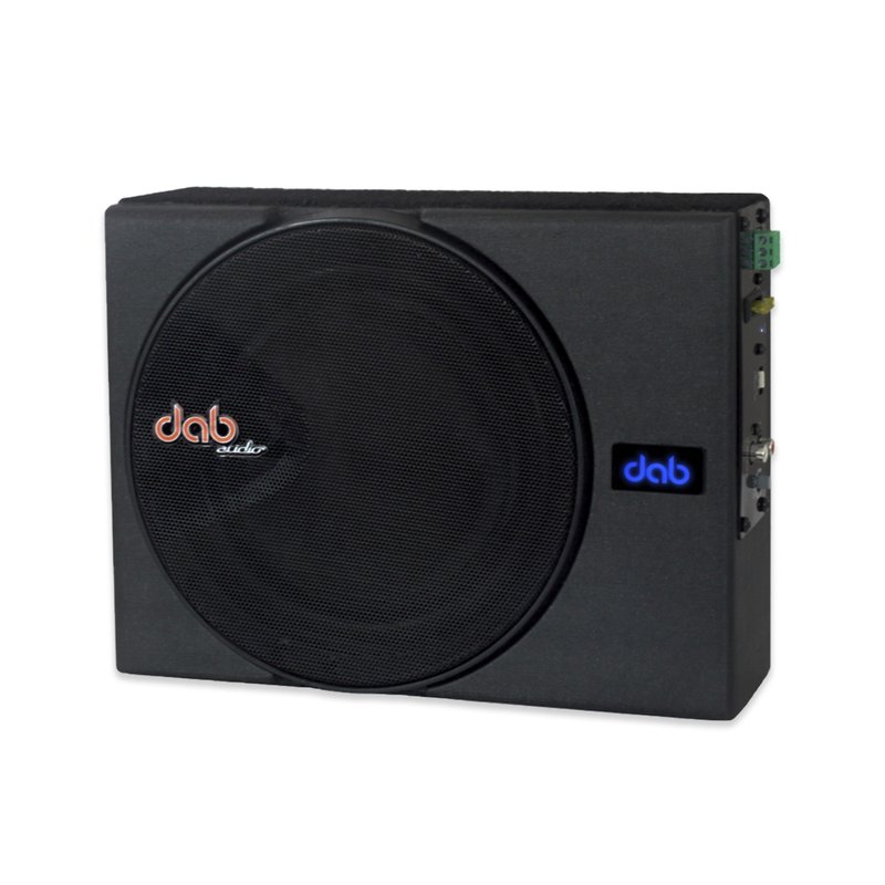 caixa amplificadora selada slim 8 pol 200w rms ns200 1 dab audio 2