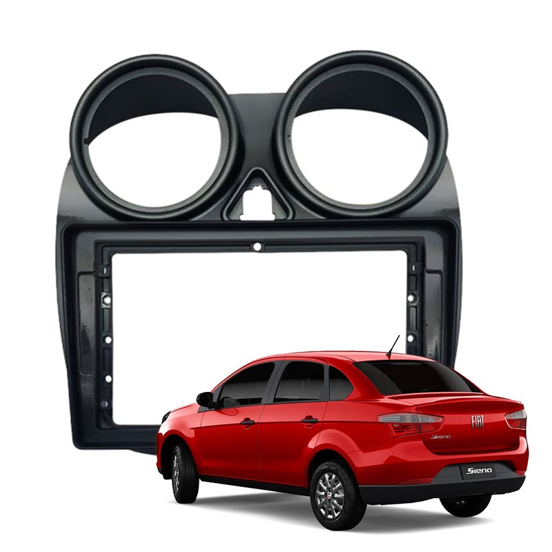 moldura 9 pol palio attractive 2012 a 2017 siena 2021 fiamon 5857 black piano