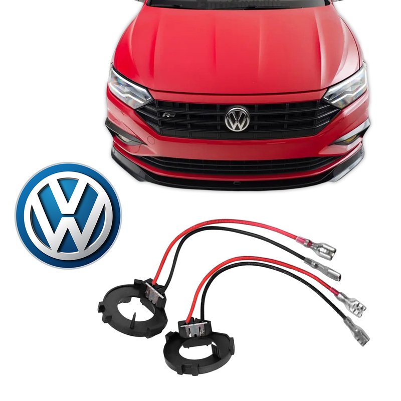 adaptador para xenon hid h7 led jetta golf jr8