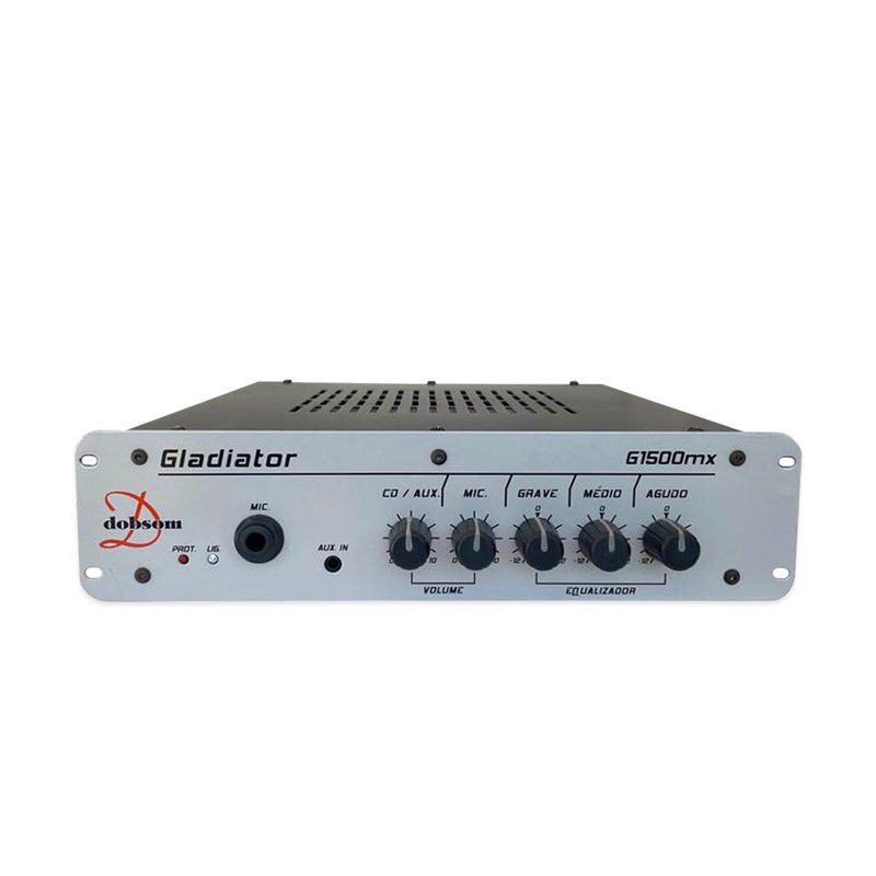 mixer automotivo gladiador 150w 4 ohms g1500mx dobsom