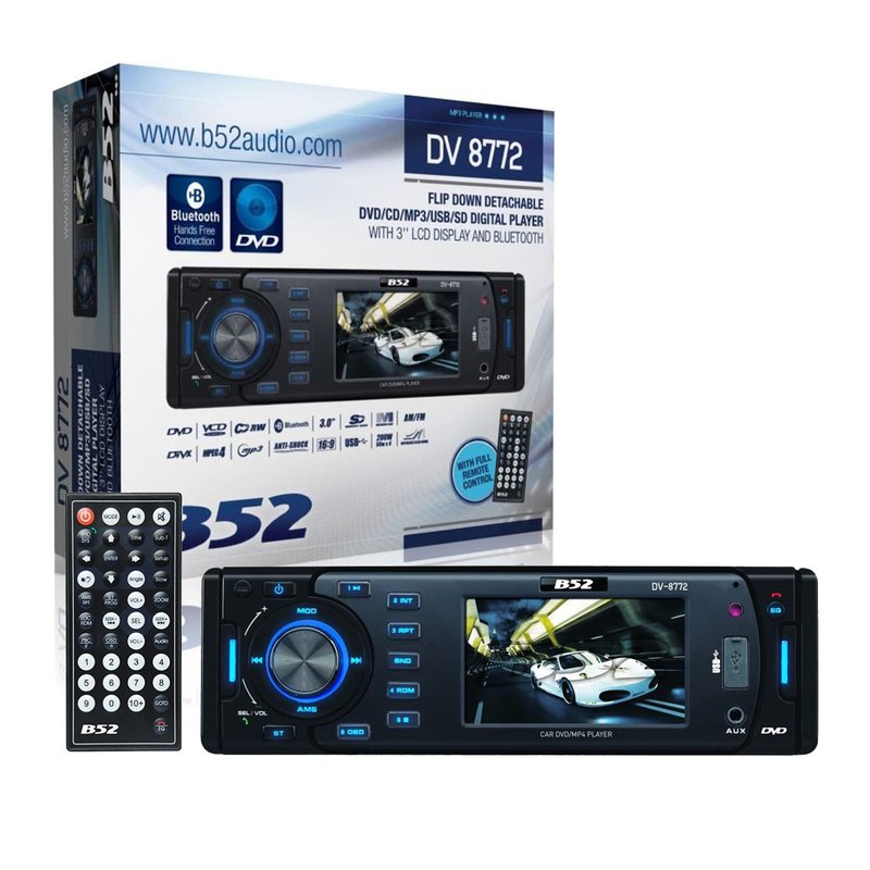 dvd player lcd 3 com bluetooth b52 dv 8772 someco 2