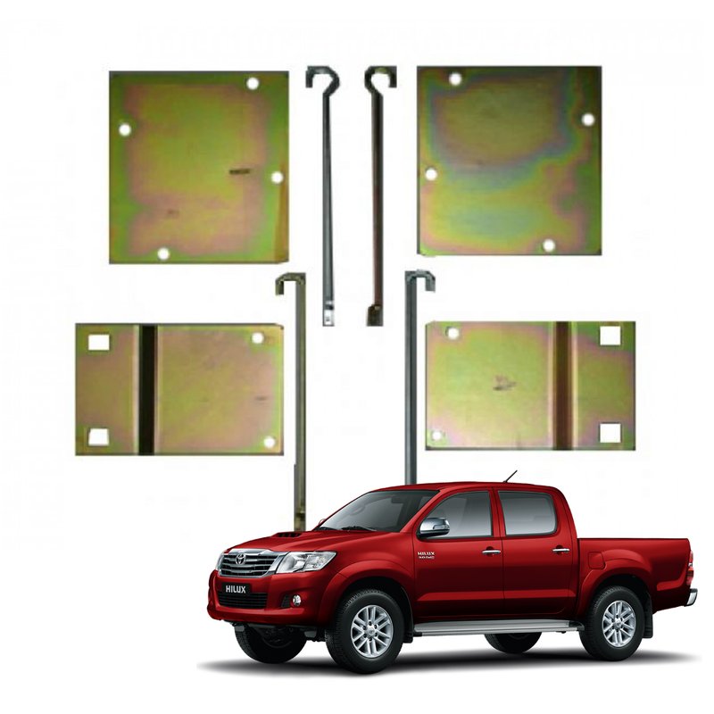 kit suporte trava eletrica toyota hilux 4 portas luferma