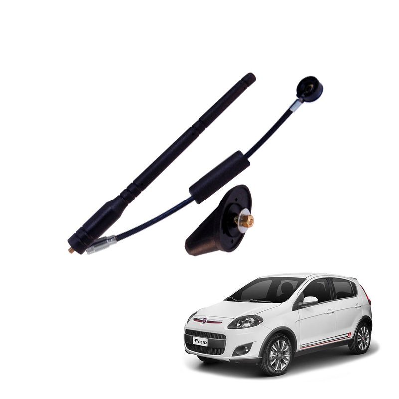 antena teto traseira novo palio metalcerta 2