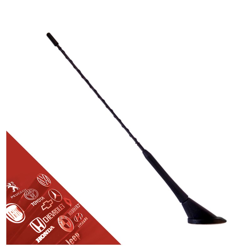 antena teto universal decorativa metalcerta
