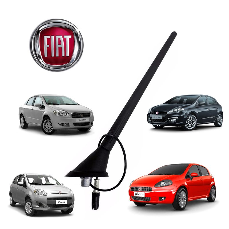antena teto fiat palio punto linea bravo amplificada olimpus