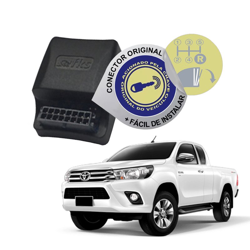 modulo rebatimento tilt down toyota hilux yaris mce300 th01 fks
