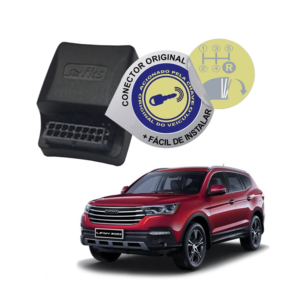 Módulo Rebatimento Tilt Down Lifan X80 MCE300 LF03 FKS