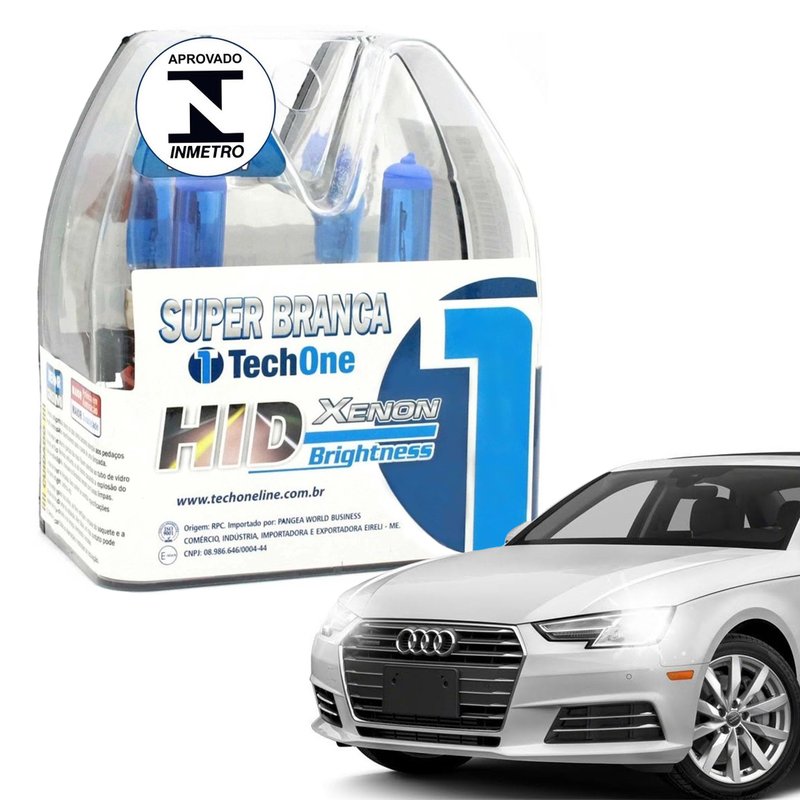 lampada super branca 8500k 100w hid xenon techone par