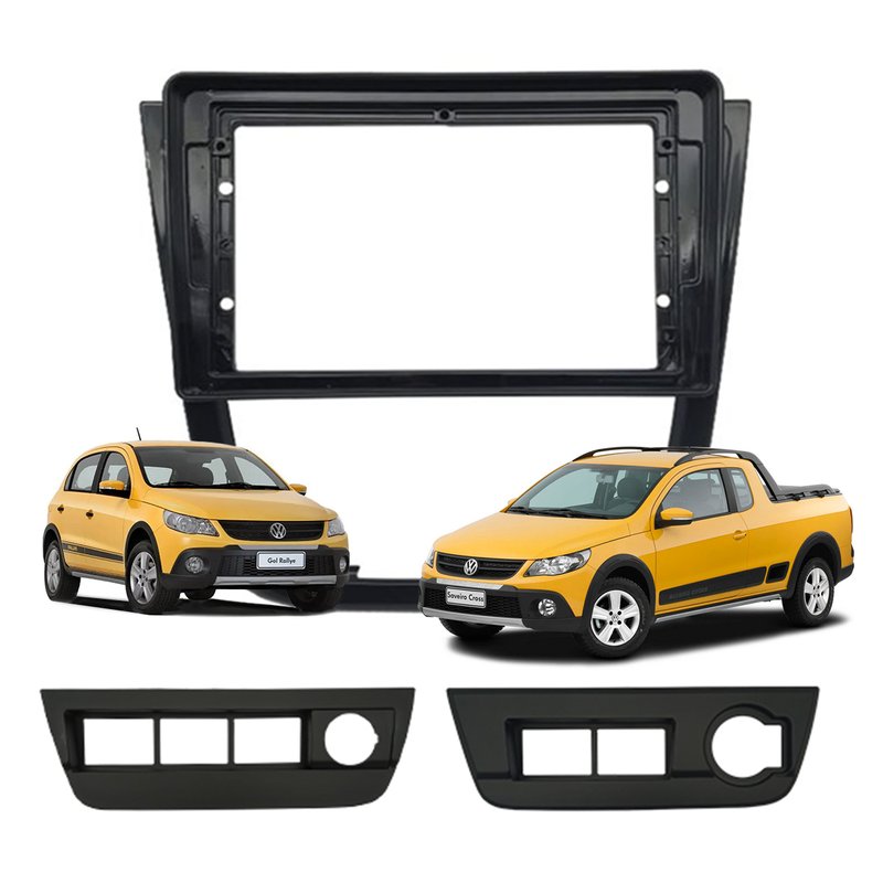 moldura 9 vw gol g5 rallye e saveiro cross fiamon 5976 black piano