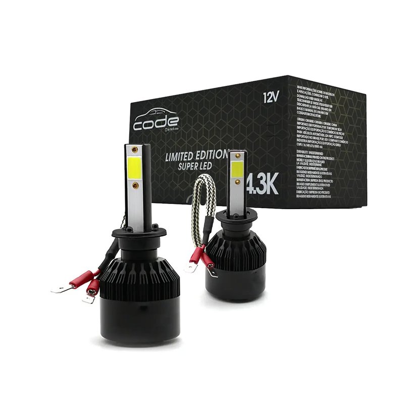 lampada code h1 4300k techone