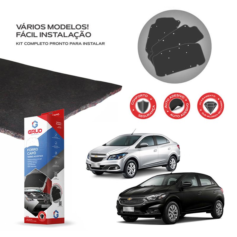 kit forro de capo gm onix prisma joy 2012 a 2019 autocolante grud