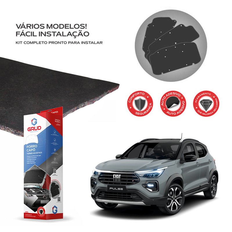 kit forro de capo fiat pulse 2023 autocolante grud