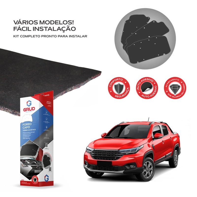 kit forro de capo fiat nova strada autocolante grud