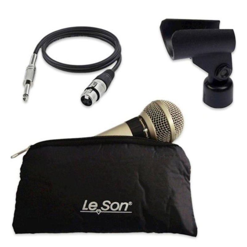 microfone profissional com fio cardioide sm58 p4 leson 2