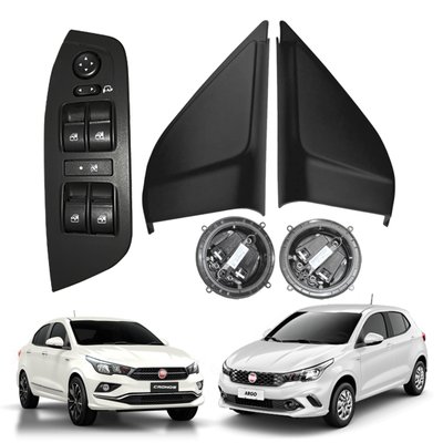 kit retrovisor eletrico tiltdown fiat argo cronos 4p tragial