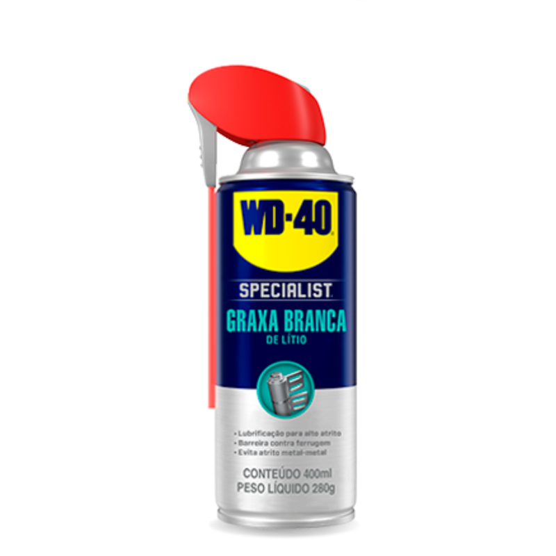 wd40 graxa branca de litio aerossol 400ml wd 40