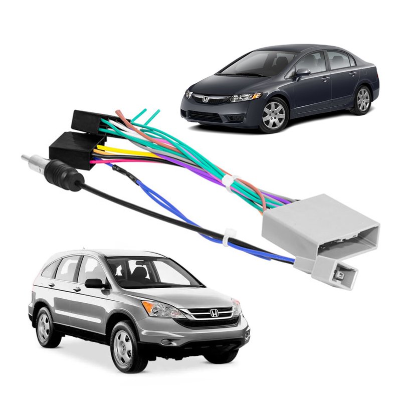 chicote som e antena new civic crv 2009 a 2011 fac001 expex
