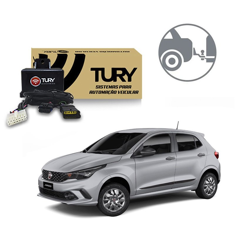modulo de reboque para engates fiat argo connect 1 at tury