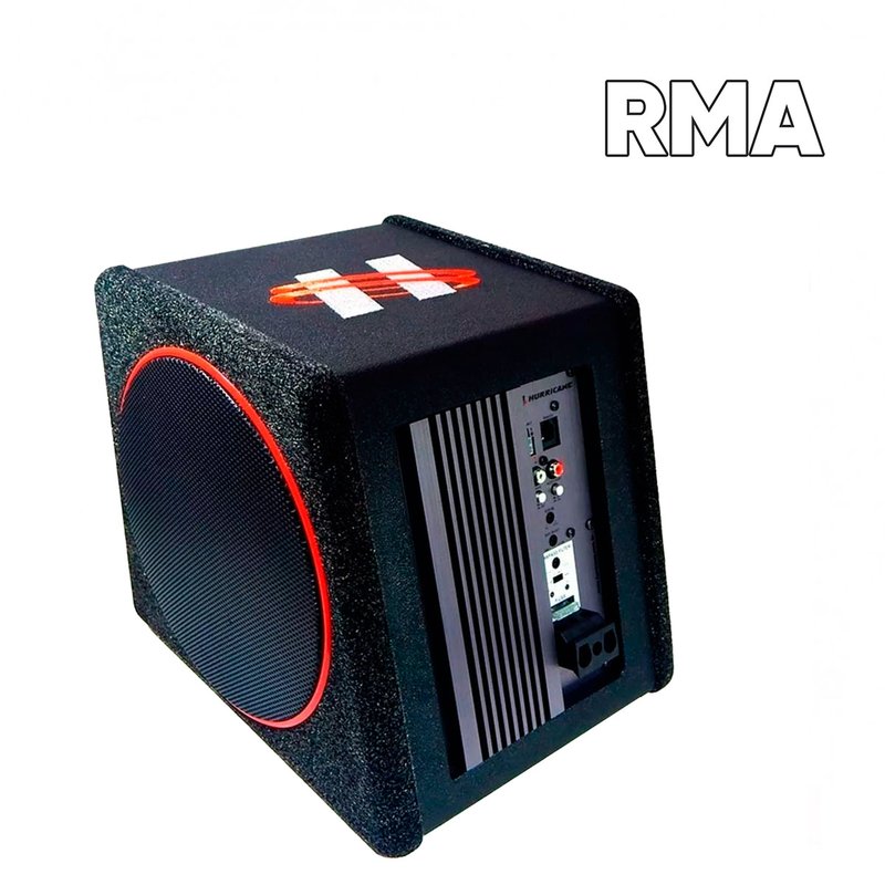 caixa som ativa hurricane amplificada sub 10 230 watts rms44