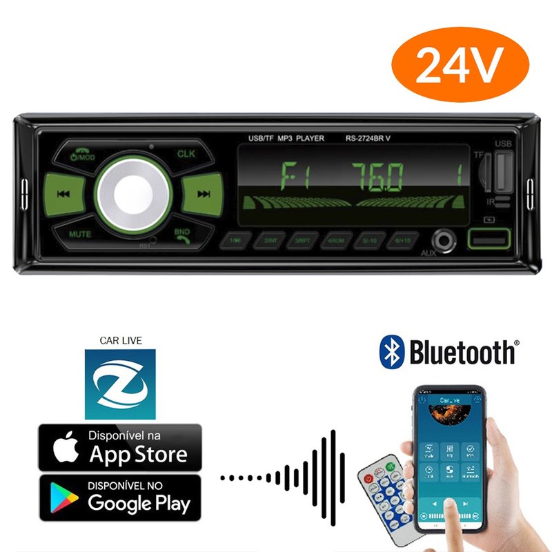 roadstar 2724br 24v frota onibus caminhao