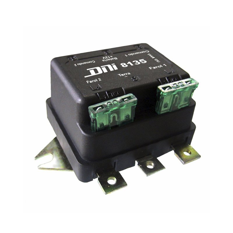 rele duplo dni8135 para farois reforcado