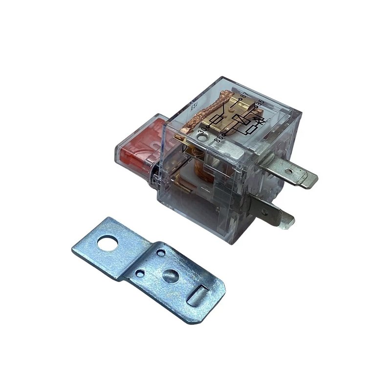 rele auxiliar com led 40a 12v universal