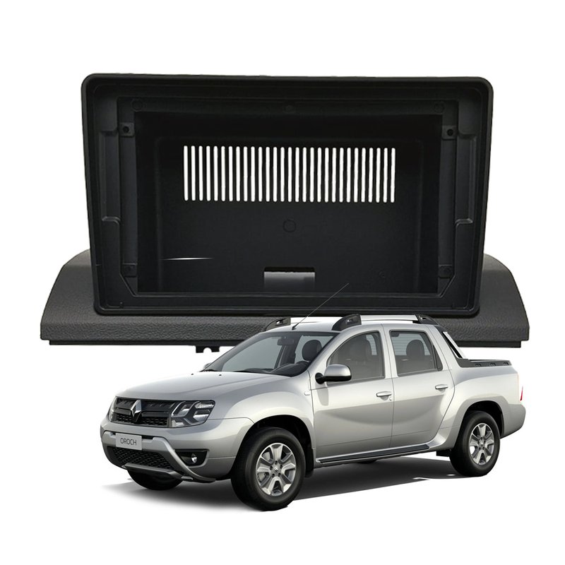 moldura 9 polegadas renault oroch 2022 fiamon