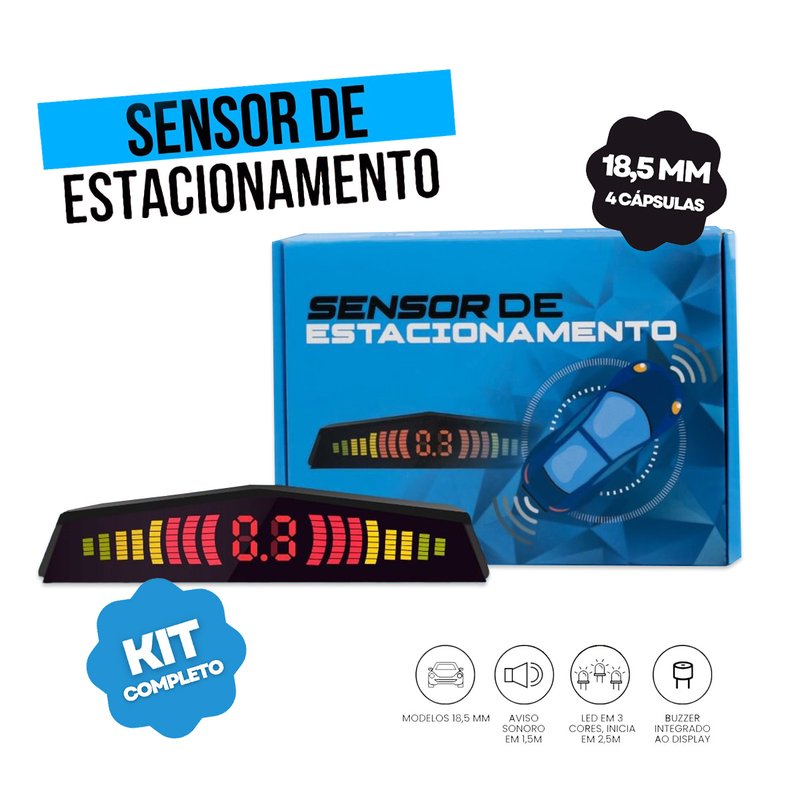 sensor estacionamento m7 18 5mm