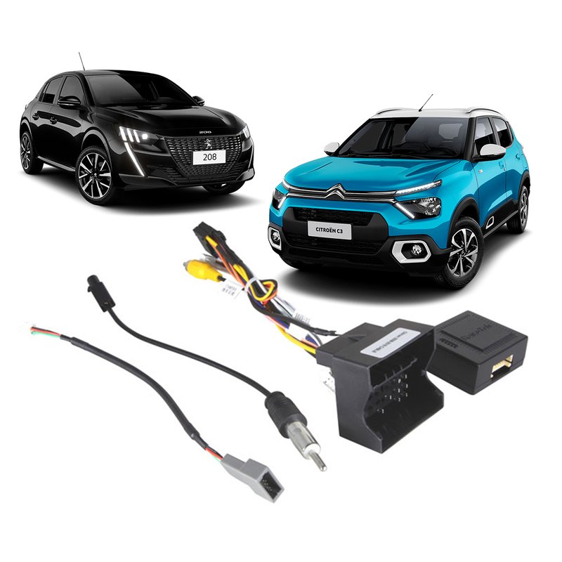 kit multifuncao peugeot citroen para midia android excanplus pg01 expex