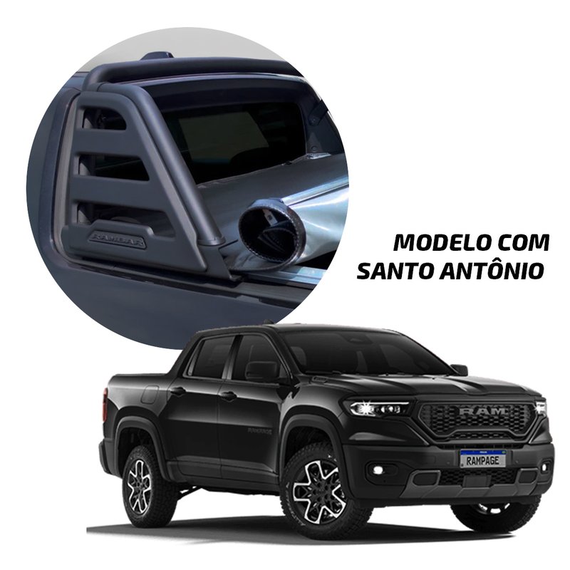 lona capota maritima nova rampage cabine dupla 2023 com sa lff227 flash force