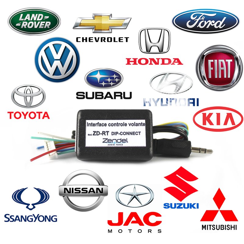 interface controle de volante resistivo dip connect zendel 1