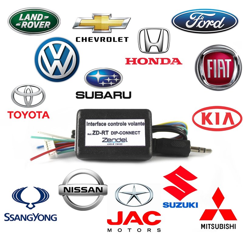 interface controle de volante resistivo dip connect zendel 1