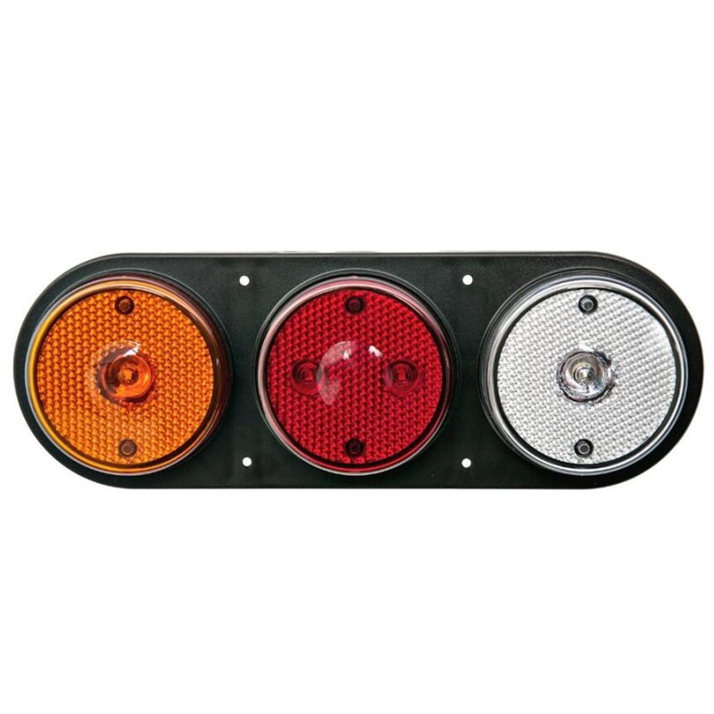 lanterna traseira reboque carretinha modelo 03 lentes com 04 funcoes 12 volts advanced super freio