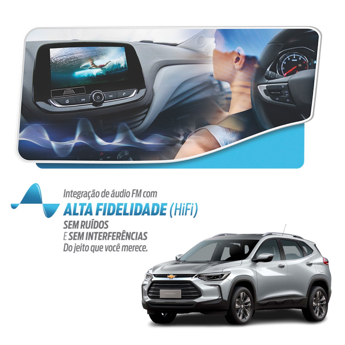 Interface Desbloqueio de Vídeo Chevrolet FT-VF-GM5 Mylink 3 Faaftech