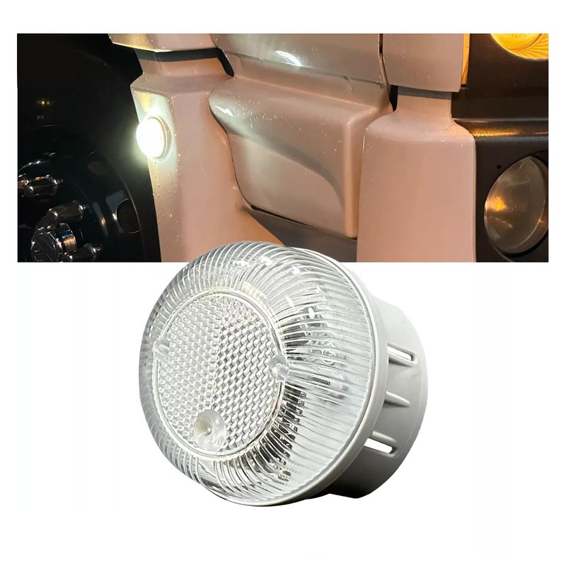 lanterna lateral led estribo caminhoes cristal sinbrax
