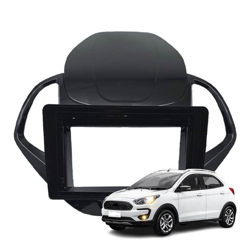 moldura 9 polegadas ford ka freestyle 2019 a 2021 fiamon 6089