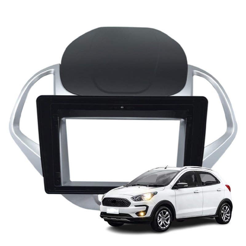 moldura 9 polegadas ford ka freestyle 2019 a 2021 fiamon 6091