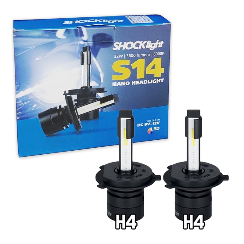 led h4 shocklight s14 nano headlight
