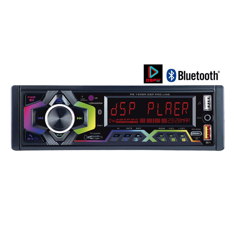 auto radio bluetooth am fm rs 150br dsp pro line 01 00