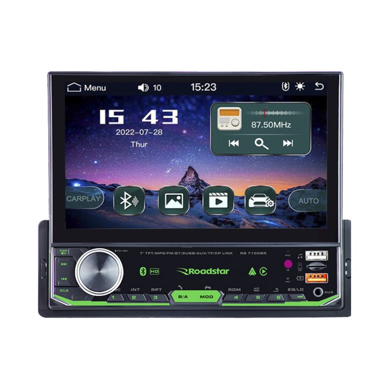 multimidia 1 din 7 pol mp5 carplay rs 7100br pro line 01